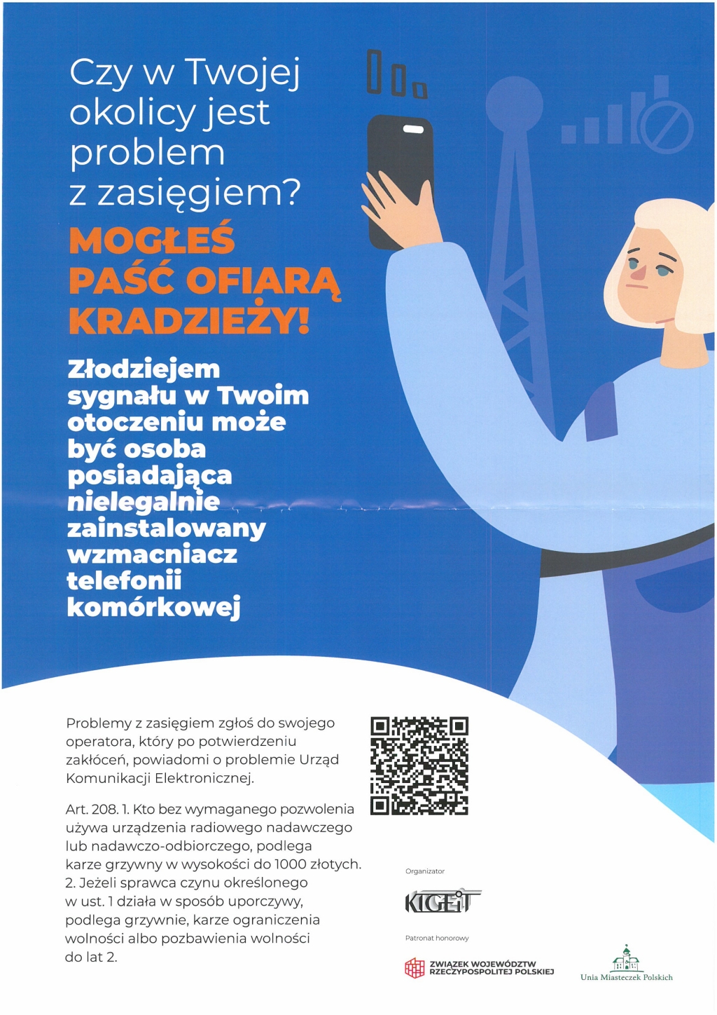 Plakat, ze skrótem powyższych informacji.