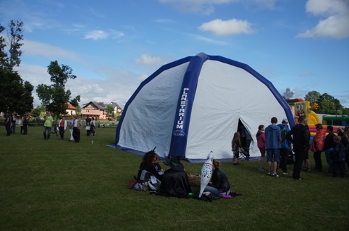 Fotografia z Dni Gminy Wicko 2015 -dzień drugi, planetarium EDU PARKU