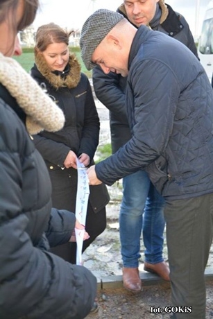 Fotografia z oficjalnego otwarcia Farmy Wiatrowej LOTNISKO