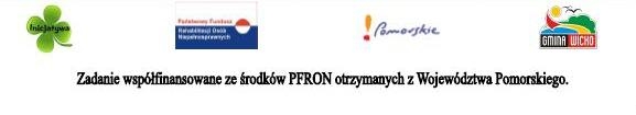 Logotypy oraz informacja o tym, iż zadanie zostało sfinansowane ze środków PFRON otrzymanych z Województwa Pomorskiego