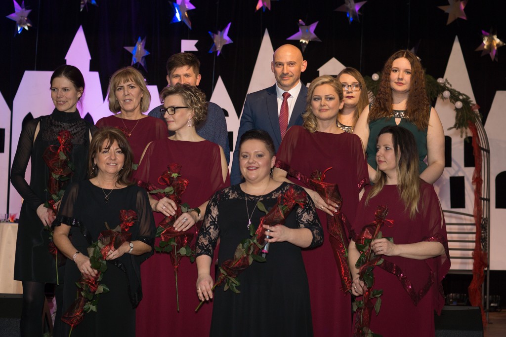 Grafika: Noworoczny Koncert kolęd i pastorałek gminnego zespołu „RAPSODIA”.