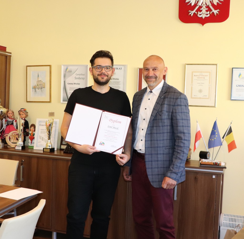 Grafika: Emil Miszk – laureat Nagrody Wójta Gminy Wicko