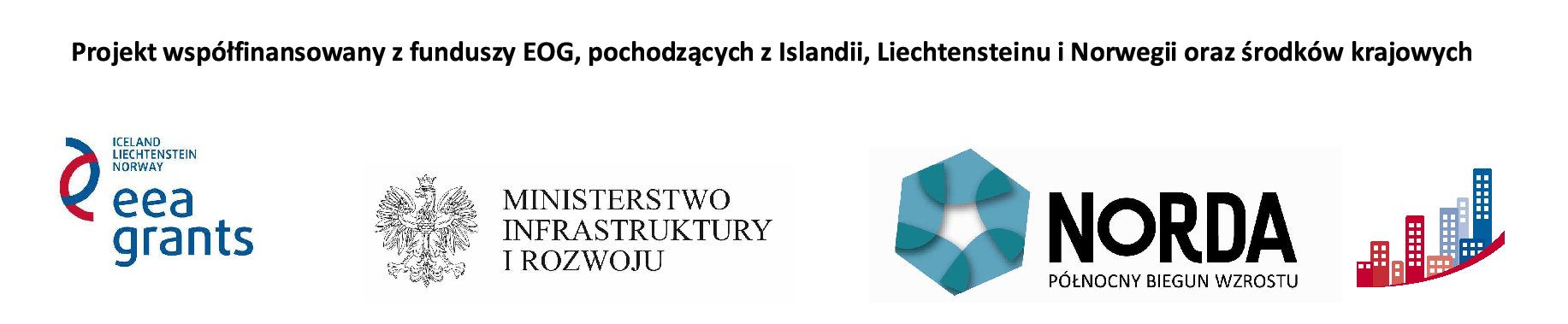 Logotypy projektu NORDA