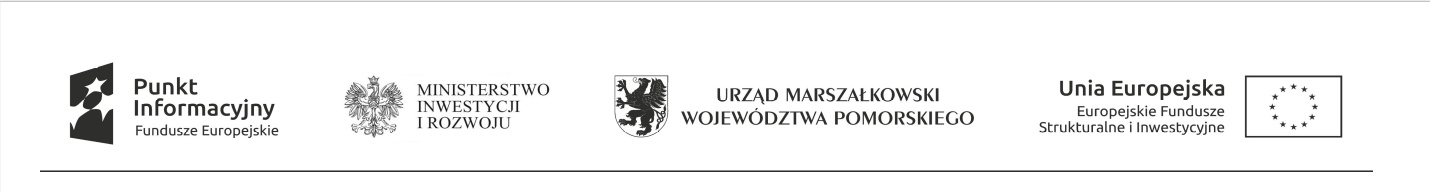 Logotypy projektu Funduszu Spójności Unii Europejskiej w ramach Programu Pomoc Techniczna 2014-2020