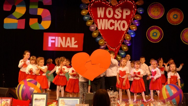 Grafika: Podsumowanie 25 finału WOŚP w Wicku