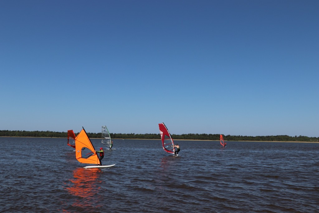 Grafika: Zawody windsurfingowe w Sarbsku