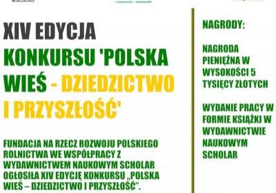 Grafika 1: "Polska wieś - dziedzictwo i przyszłość." Konkurs