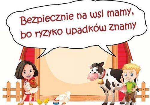 Grafika 1: III Ogólnopolski Konkurs dla Dzieci na Rymowankę o Bezpieczeństwie w Gospodarstwie Rolnym