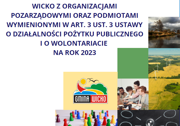 Grafika 1: Konsultacje społeczne „Programu współpracy Gminy Wicko z organizacjami pozarządowymi oraz podmiotami wymienionymi w art. 3 ust. 3 ustawy o działalności pożytku publicznego i o wolontariacie na 2023 rok"