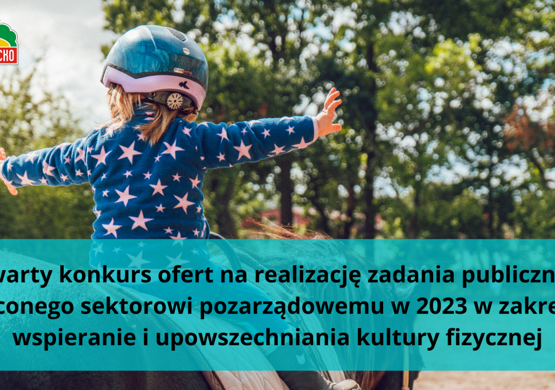 Grafika 1: Otwarty konkurs ofert na realizację zadania publicznego zleconego sektorowi pozarządowemu w 2023 w zakresie wspieranie i upowszechniania kultury fizycznej