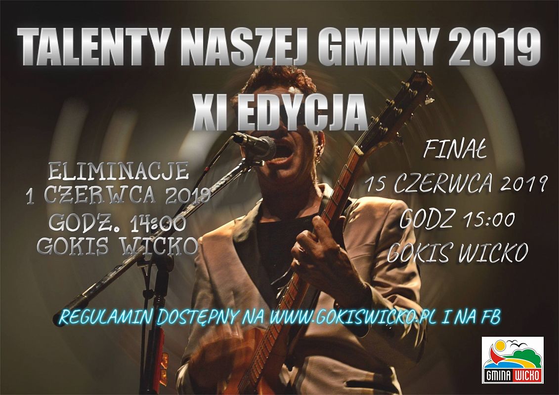Grafika #0: Zmiana terminu eliminacji Talentów Naszej Gminy!