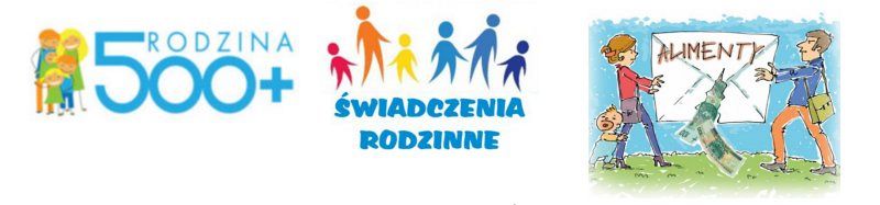 Grafika #0: Złóż wniosek o 500+, świadczenia rodzinne oraz świadczenia z funduszu alimentacyjnego