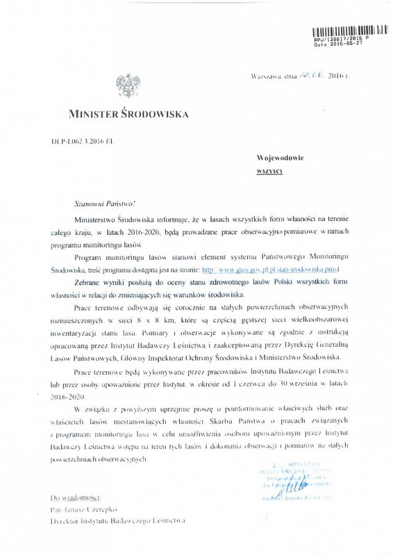 Grafika #0: Program monitoringu lasów