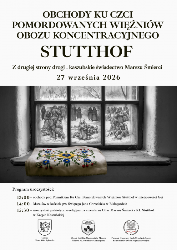Grafika 1: 27 września – obchody ku czci pomordowanych więźniów KL Stutthof.