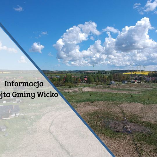 Grafika: Informacja Wójta Gminy Wicko