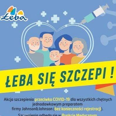 Grafika: Akcja szczepień - Łeba się ...