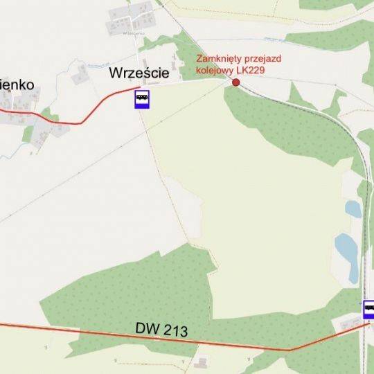 Grafika: Tymczasowe zamknięcie przej...