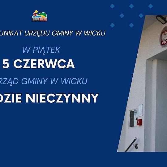Grafika: Urząd Gminy nieczynny w pią...