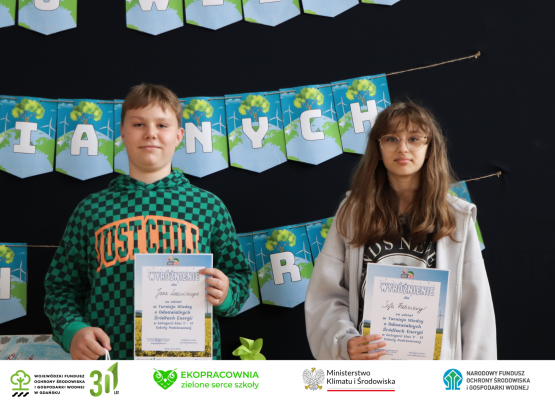 Grafika 21: Utworzenie ekoPracowni w Szkole Podstawowej w Wicku ze środków WFOŚiGW w Gdańsku