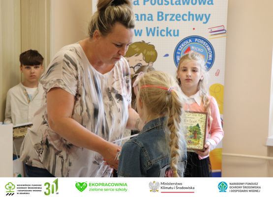 Grafika 9: Utworzenie ekoPracowni w Szkole Podstawowej w Wicku ze środków WFOŚiGW w Gdańsku