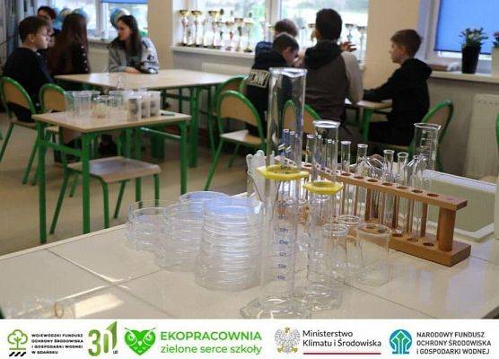 Grafika 2: Utworzenie ekoPracowni w Szkole Podstawowej w Szczenurzy ze środków WFOŚiGW w Gdańsku