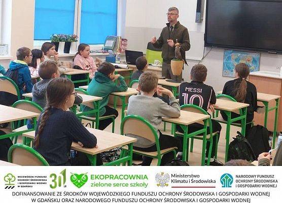 Grafika 4: Utworzenie ekoPracowni w Szkole Podstawowej w Szczenurzy ze środków WFOŚiGW w Gdańsku