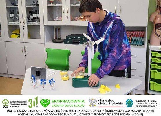 Grafika 6: Utworzenie ekoPracowni w Szkole Podstawowej w Szczenurzy ze środków WFOŚiGW w Gdańsku