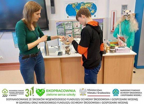 Grafika 7: Utworzenie ekoPracowni w Szkole Podstawowej w Szczenurzy ze środków WFOŚiGW w Gdańsku