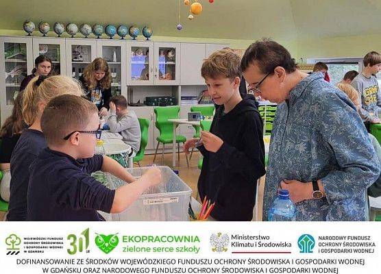 Grafika 8: Utworzenie ekoPracowni w Szkole Podstawowej w Szczenurzy ze środków WFOŚiGW w Gdańsku