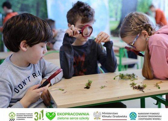 Grafika 9: Utworzenie ekoPracowni w Szkole Podstawowej w Szczenurzy ze środków WFOŚiGW w Gdańsku