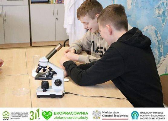 Grafika 11: Utworzenie ekoPracowni w Szkole Podstawowej w Szczenurzy ze środków WFOŚiGW w Gdańsku