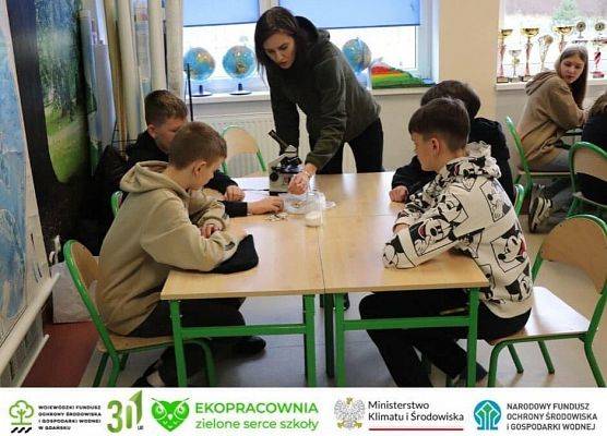 Grafika 13: Utworzenie ekoPracowni w Szkole Podstawowej w Szczenurzy ze środków WFOŚiGW w Gdańsku