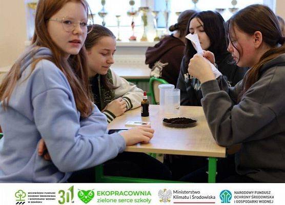 Grafika 15: Utworzenie ekoPracowni w Szkole Podstawowej w Szczenurzy ze środków WFOŚiGW w Gdańsku
