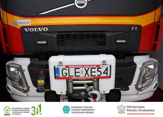 Grafika 8: Zakup średniego samochodu ratowniczo-gaśniczego dla Ochotniczej Straży Pożarnej w Łebieńcu