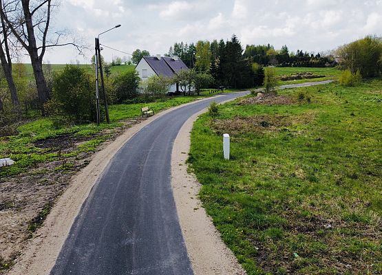 Grafika 2: Odbiór inwestycji: "Remont drogi gminnej w miejscowości Zdrzewno"