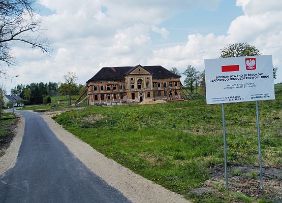 Grafika 1: Odbiór inwestycji: "Remont drogi gminnej w miejscowości Zdrzewno"