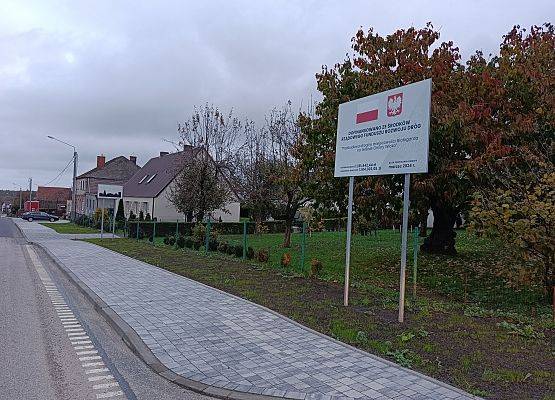 Grafika 1: Przebudowa drogi w miejscowości Białogarda na terenie Gminy Wicko