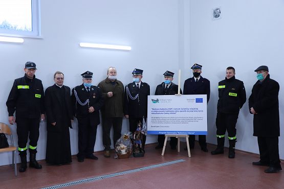 Grafika #3: Otwarcie nowej remizy OSP w Łebieńcu