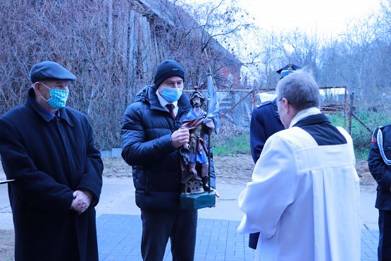 Grafika #4: Otwarcie nowej remizy OSP w Łebieńcu