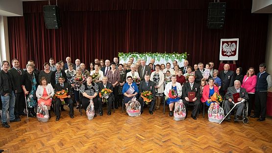 Grafika #1: ZŁOTY JUBILEUSZ MAŁŻEŃSKI W GMINIE WICKO