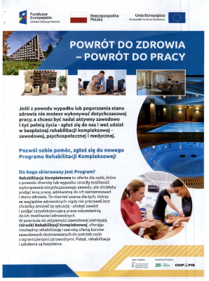 Grafika #2: Powrót do zdrowia - powrót do pracy.