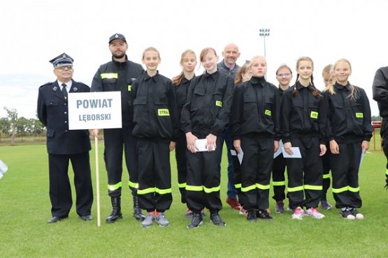 Grafika #5: Dziewczęta z OSP Wicko na Wojewódzkich Zawodach Sportowo - Pożarniczych