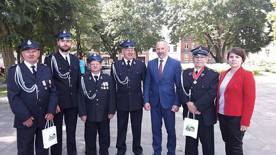 Grafika #5: Obchody Dnia Strażaka w Lęborku.