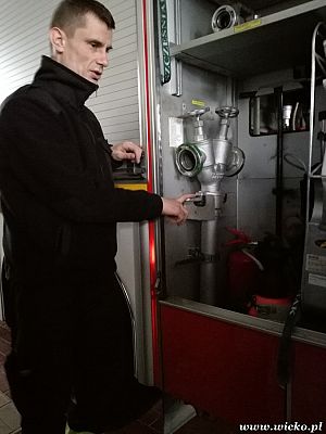 Grafika #5: Uczniowie szkół z terenu Gminy Wicko odwiedzili Komendę Powiatową Państwowej Straży Pożarnej w Lęborku