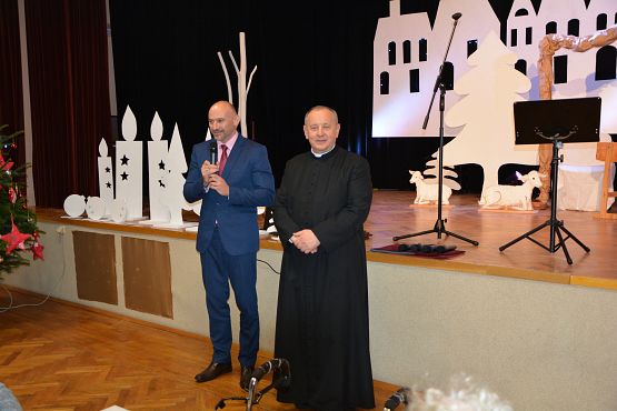 Grafika #1: Spotkanie Wigilijne osób samotnych i starszych.