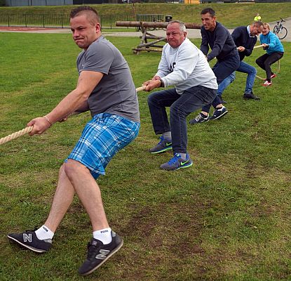 Grafika #3: Strażacy z Gminy Wicko na II Spartakiadzie Samorządowej w Nawojowej.
