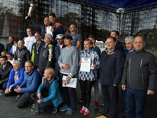 Grafika #0: Strażacy z Gminy Wicko na II Spartakiadzie Samorządowej w Nawojowej.