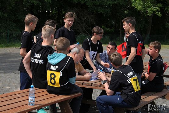 Grafika #9: Zawody Sportowo – Pożarnicze Młodzieżowych Drużyn Pożarniczych.