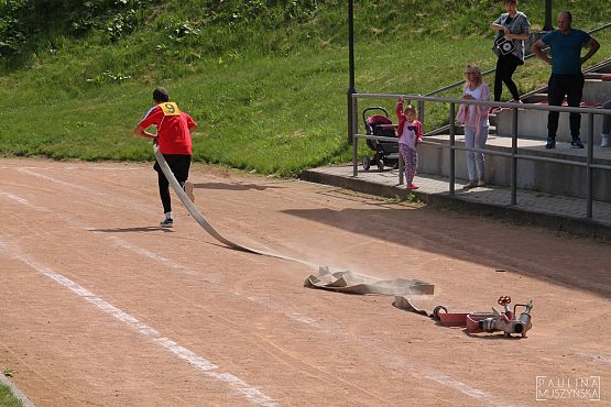 Grafika #26: Zawody Sportowo – Pożarnicze Młodzieżowych Drużyn Pożarniczych.