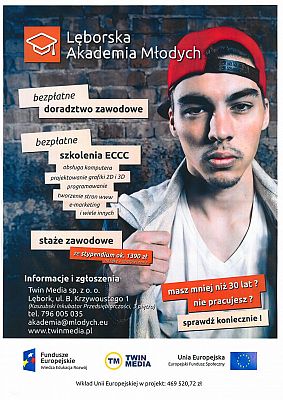 Grafika #2: Szansa na pracę - Rekrutacja do projektu Lęborska Akademia Młodych